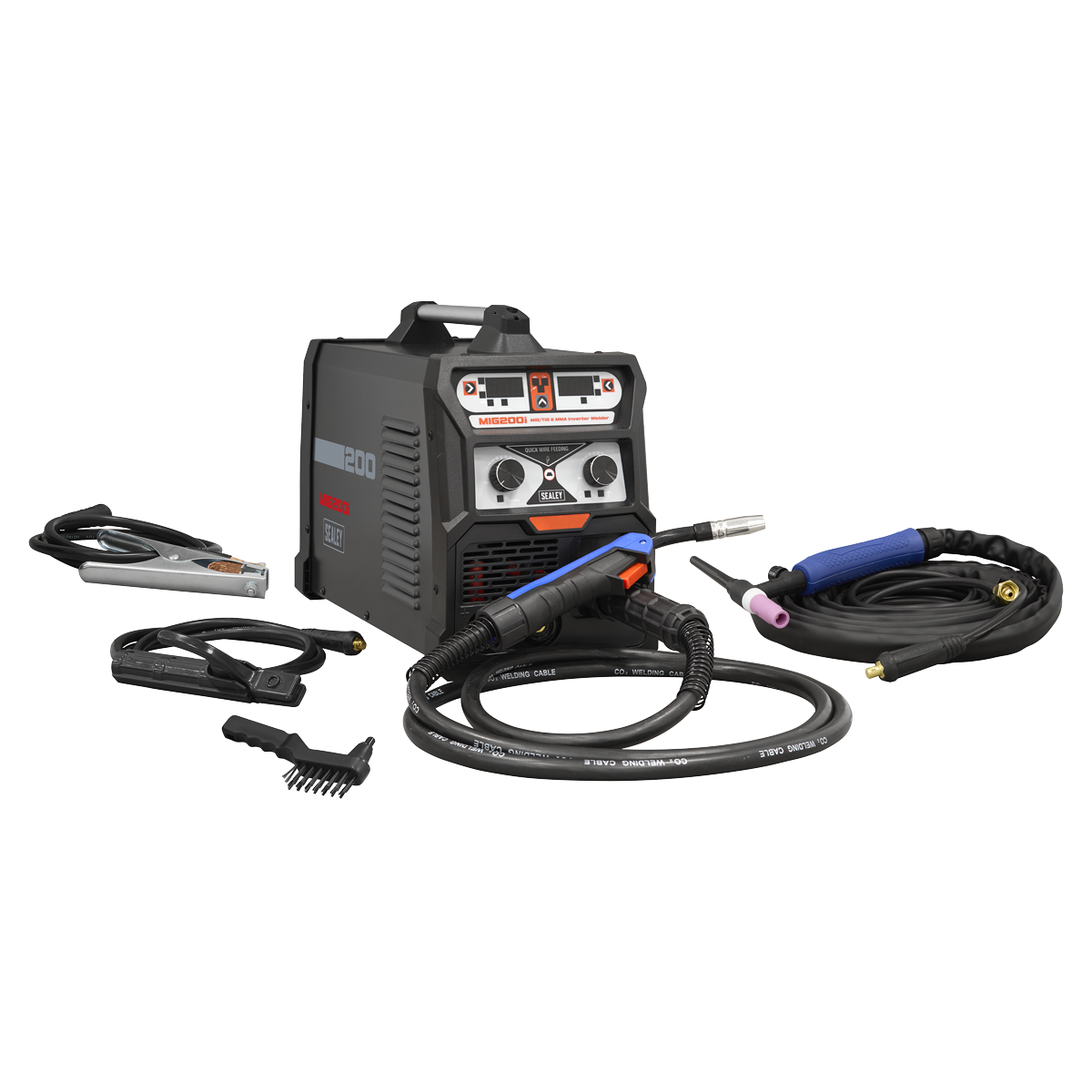 Sealey MIG200i MIG/TIG & MMA (ARC/STICK) Inverter Welder 200A