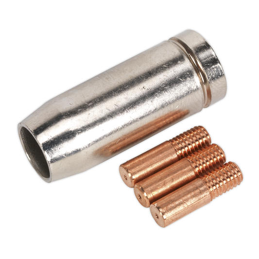 Sealey MIG953 Conical Nozzle & Contact Tip Set MB14