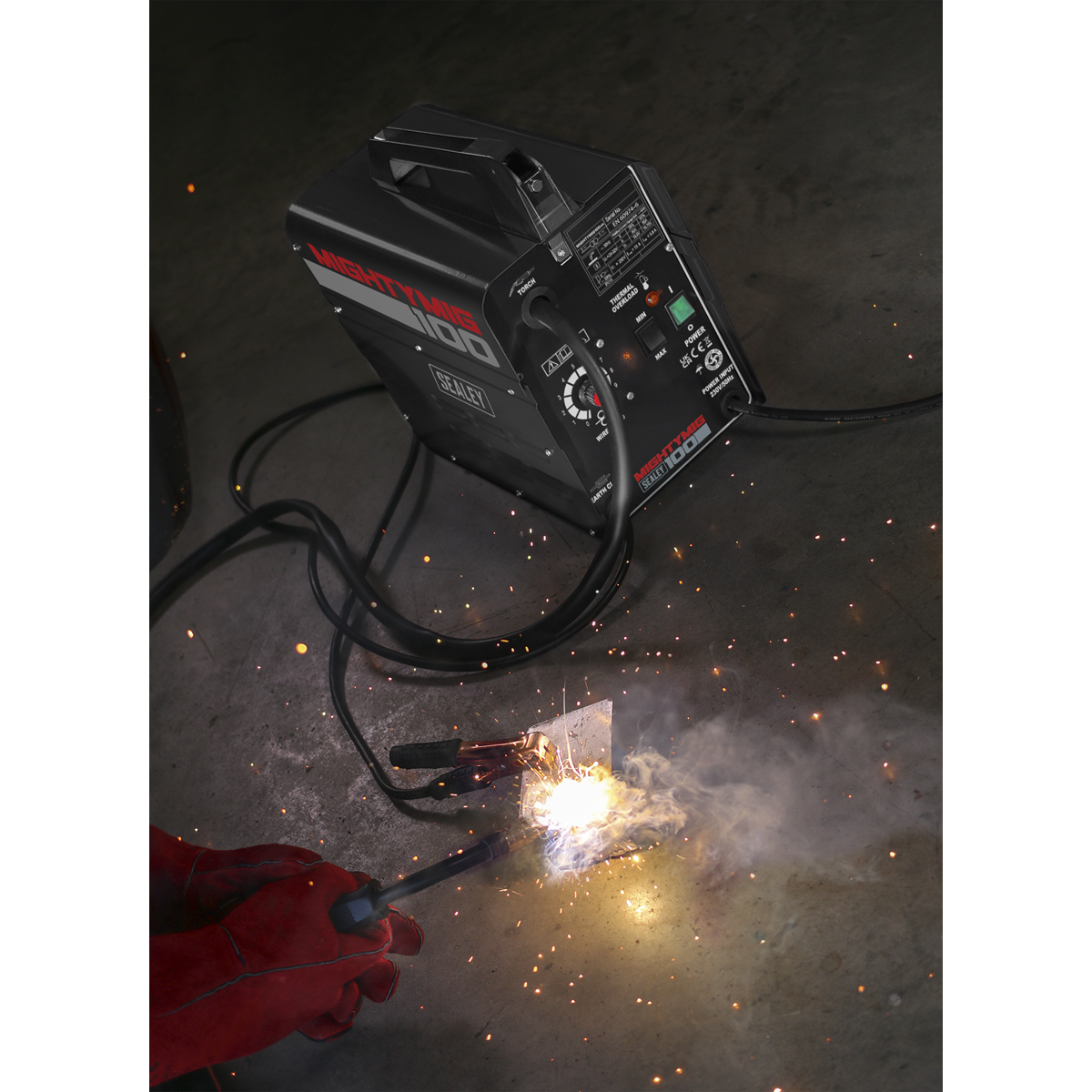 Sealey MIGHTYMIG100 Gasless MIG Welder 100A 230V