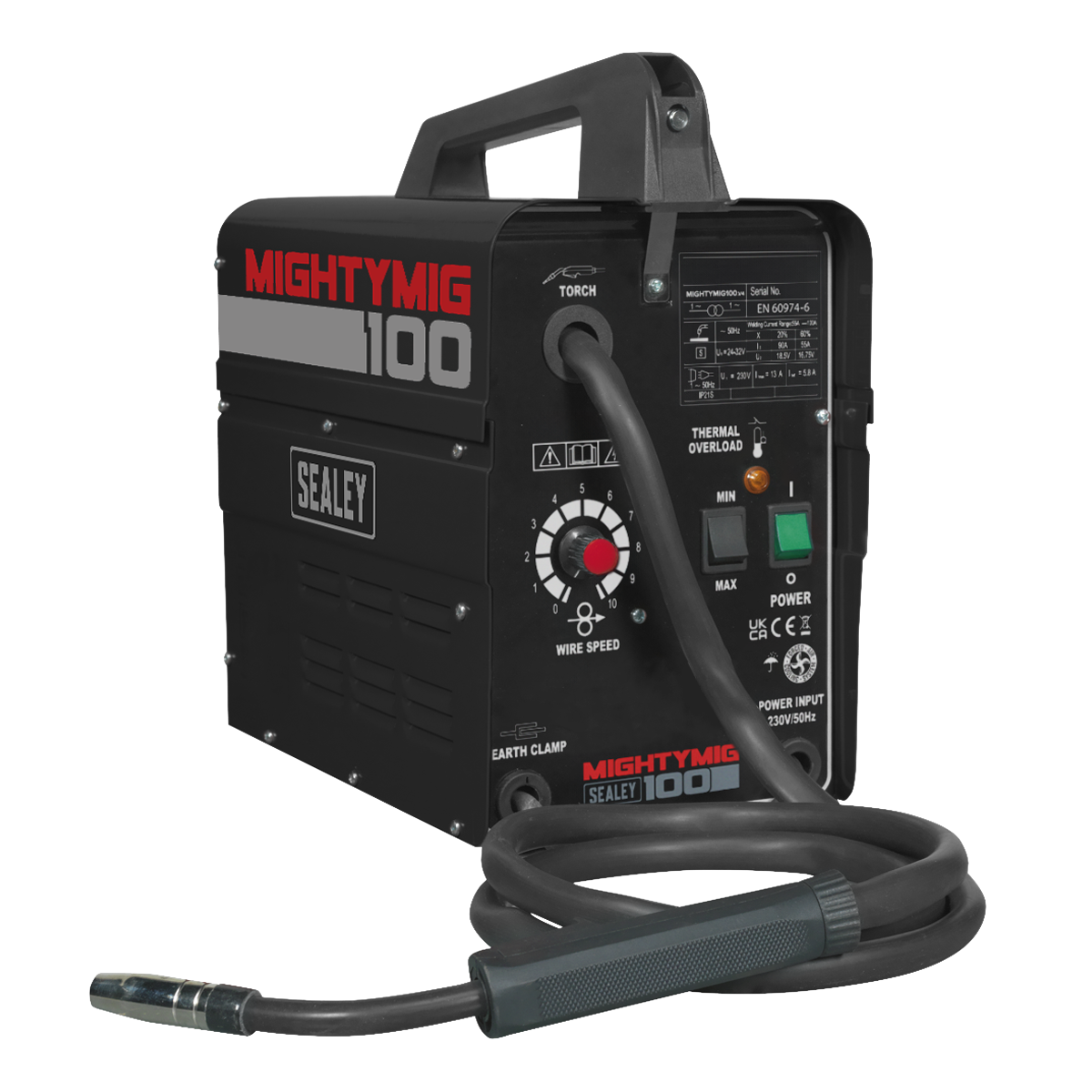 Sealey MIGHTYMIG100 Gasless MIG Welder 100A 230V