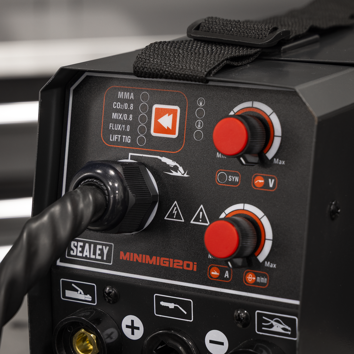 Sealey MINIMIG120i MIG/TIG & MMA (ARC/STICK) Inverter Welder 120A 230V