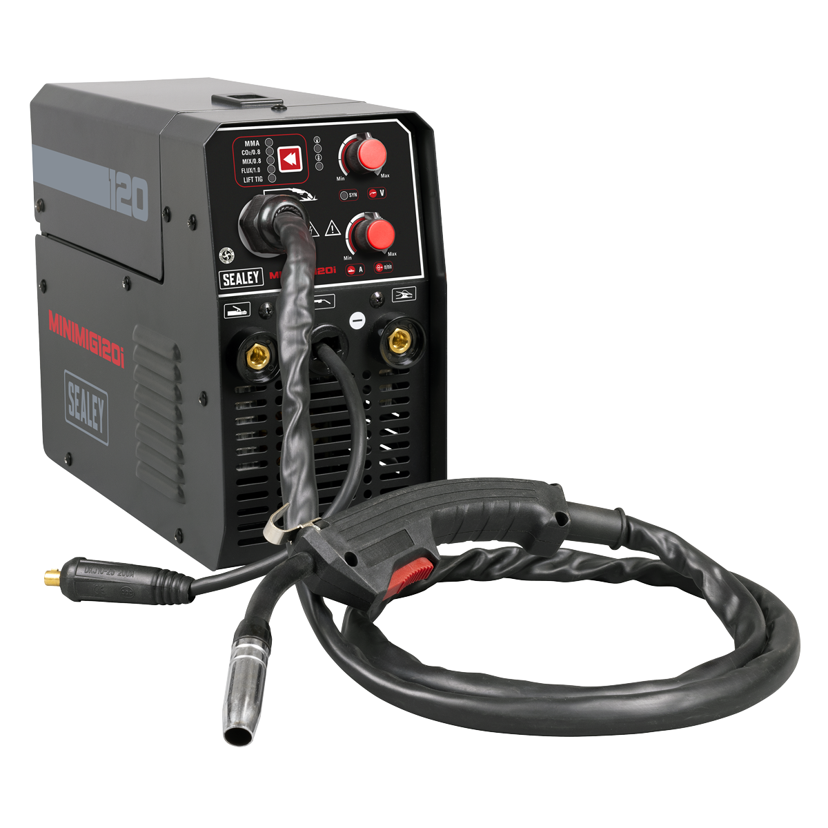 Sealey MINIMIG120i MIG/TIG & MMA (ARC/STICK) Inverter Welder 120A 230V