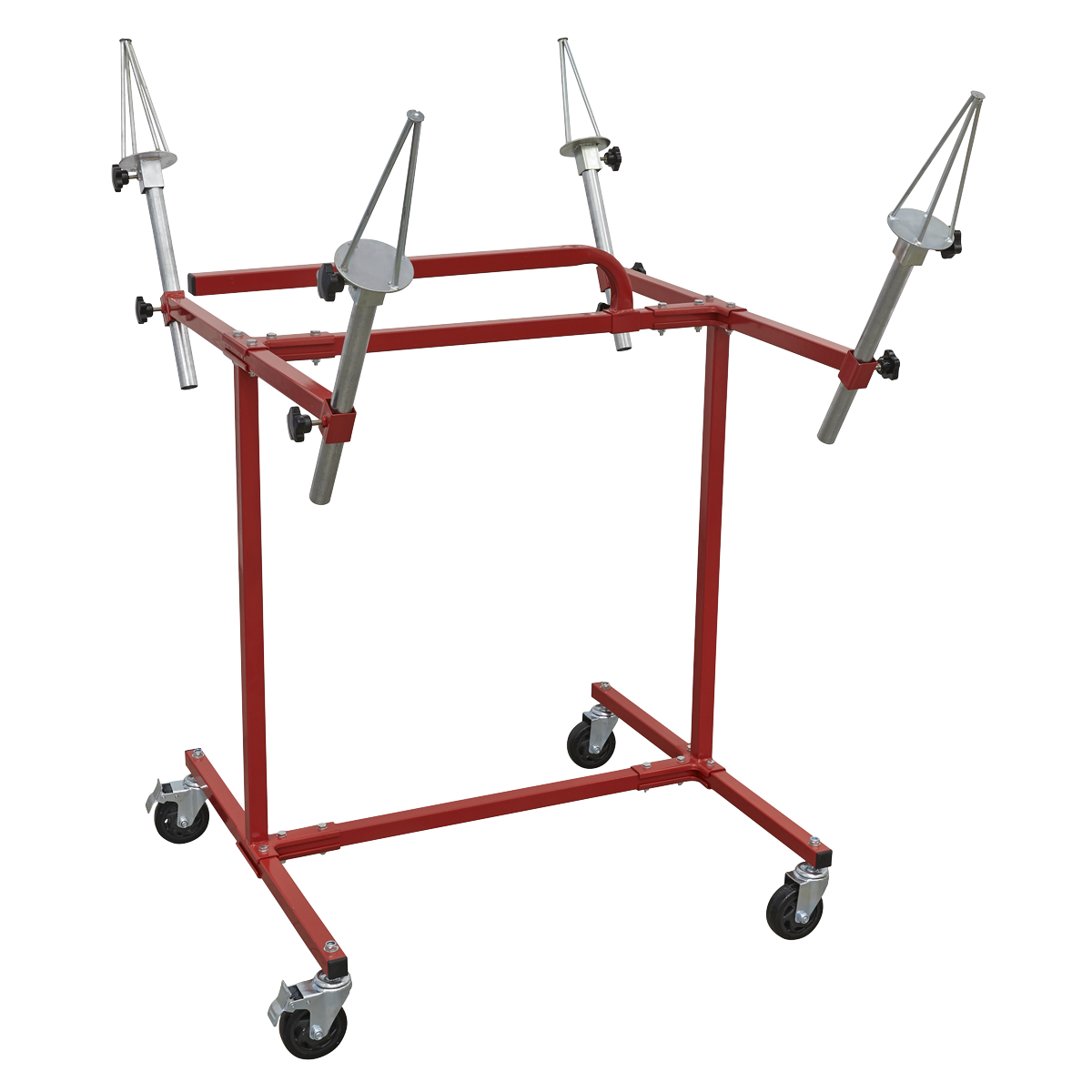 Sealey MK71 Heavy-Duty Alloy Wheel Painting/Repair Stand 4 Wheel Capacity