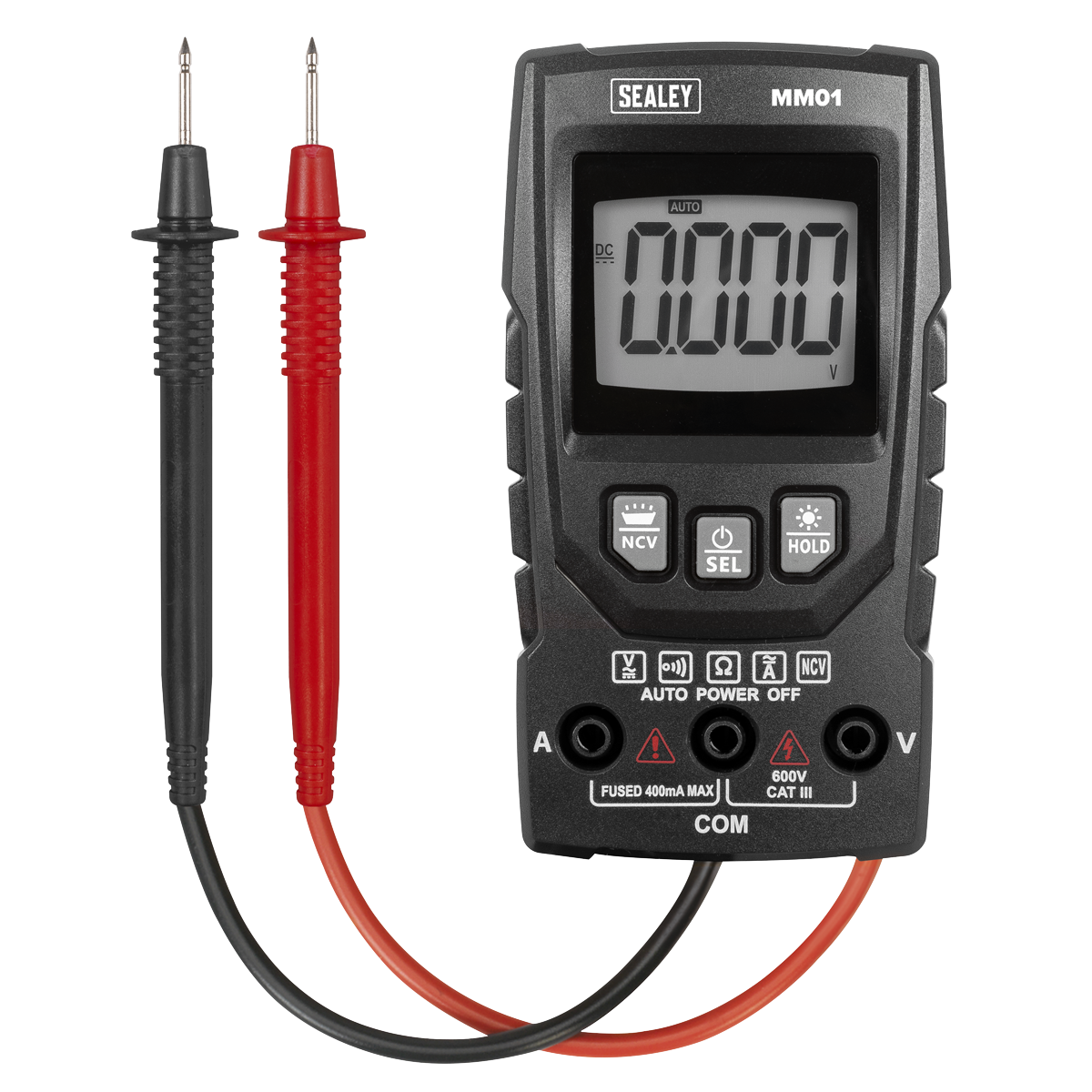 Sealey MM01 Auto-Ranging Digital Multimeter 6-Function