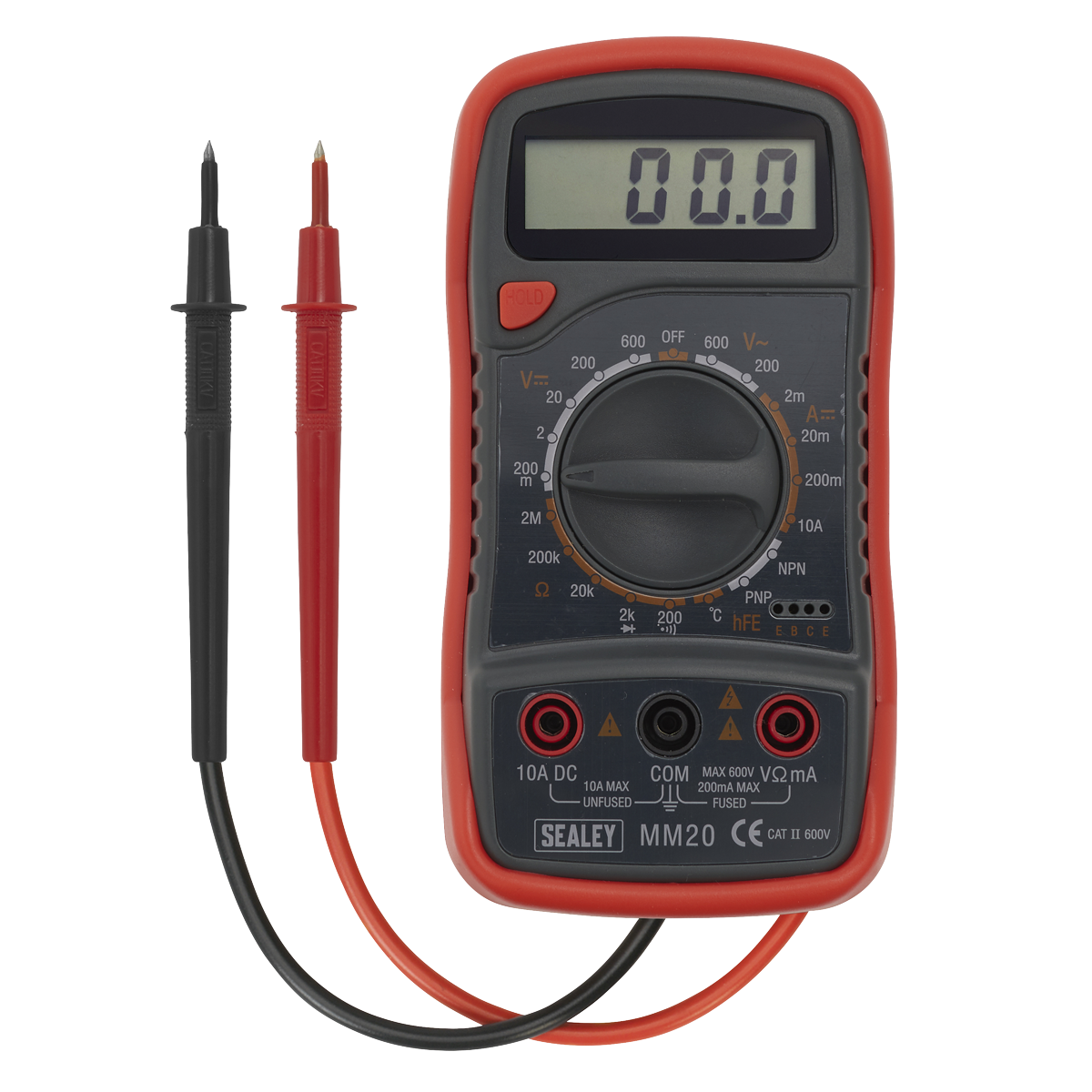 Sealey MM20 8-Function Digital Multimeter with Thermocouple