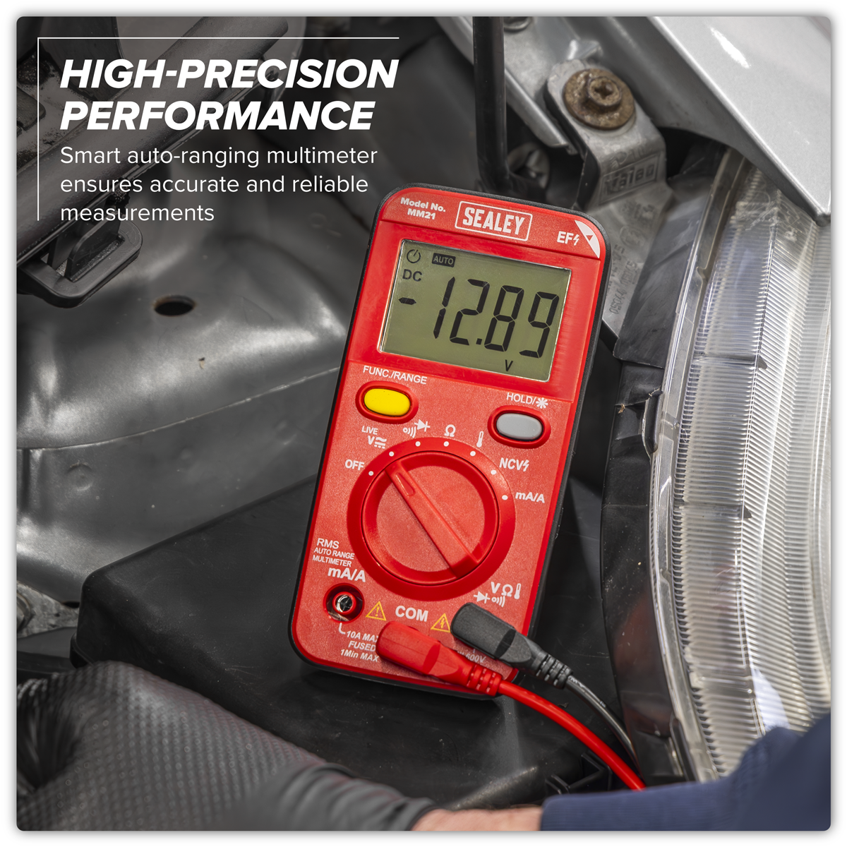 Sealey MM21 10-Function Professional Auto-Ranging Digital Multimeter