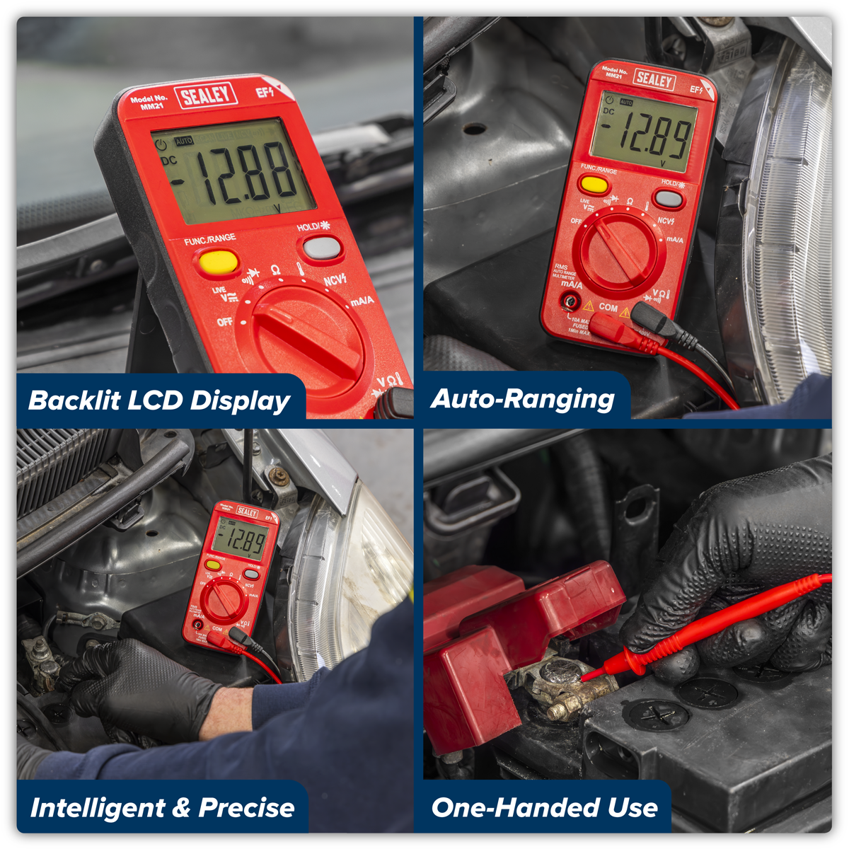 Sealey MM21 10-Function Professional Auto-Ranging Digital Multimeter