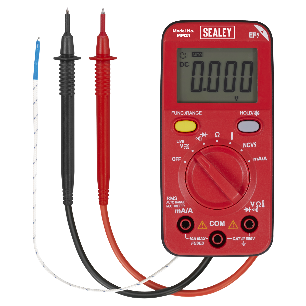 Sealey MM21 10-Function Professional Auto-Ranging Digital Multimeter