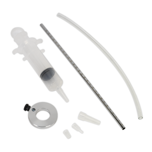 Sealey MS033 Motorcycle Fork Oil Level Gauge with Top-Up Syringe