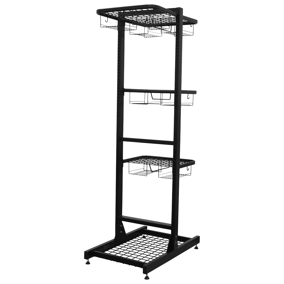 Sealey MS081FS2 Freestanding Motorcycle Helmet & Gear Storage