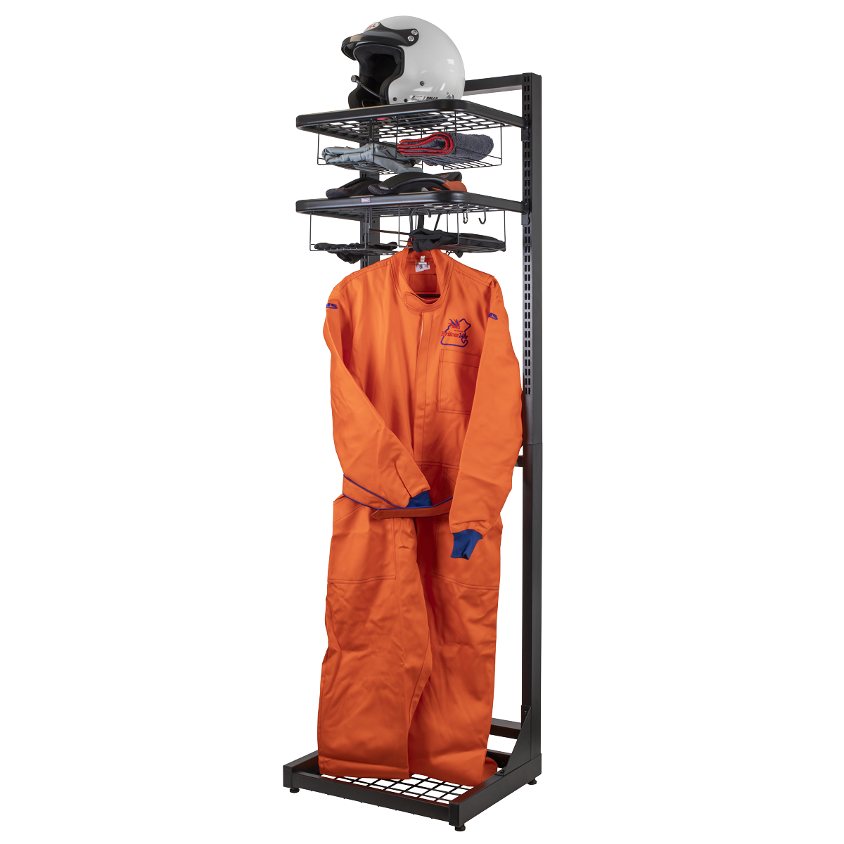 Sealey MS081FS Freestanding Motorcycle Helmet & Gear Storage