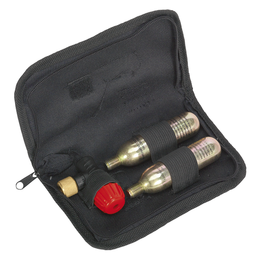 Sealey MS087 Motorcycle CO2 Emergency Tyre Inflator Kit