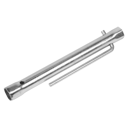 Sealey MS157 Long Reach Double End Spark Plug Box Spanner with L-Bar 16/18mm
