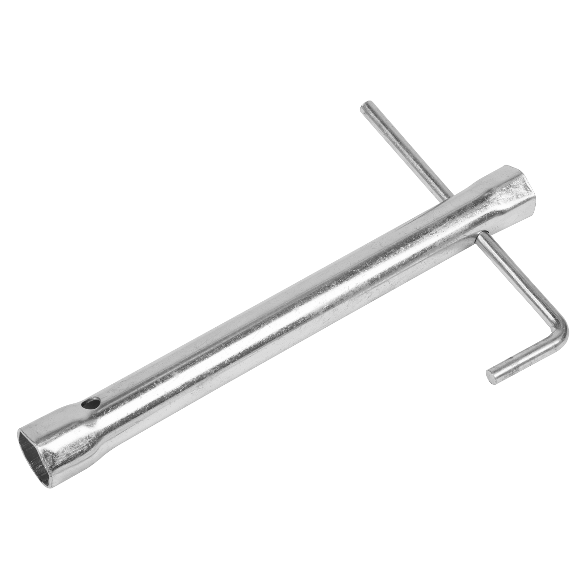 Sealey MS157 Long Reach Double End Spark Plug Box Spanner with L-Bar 16/18mm