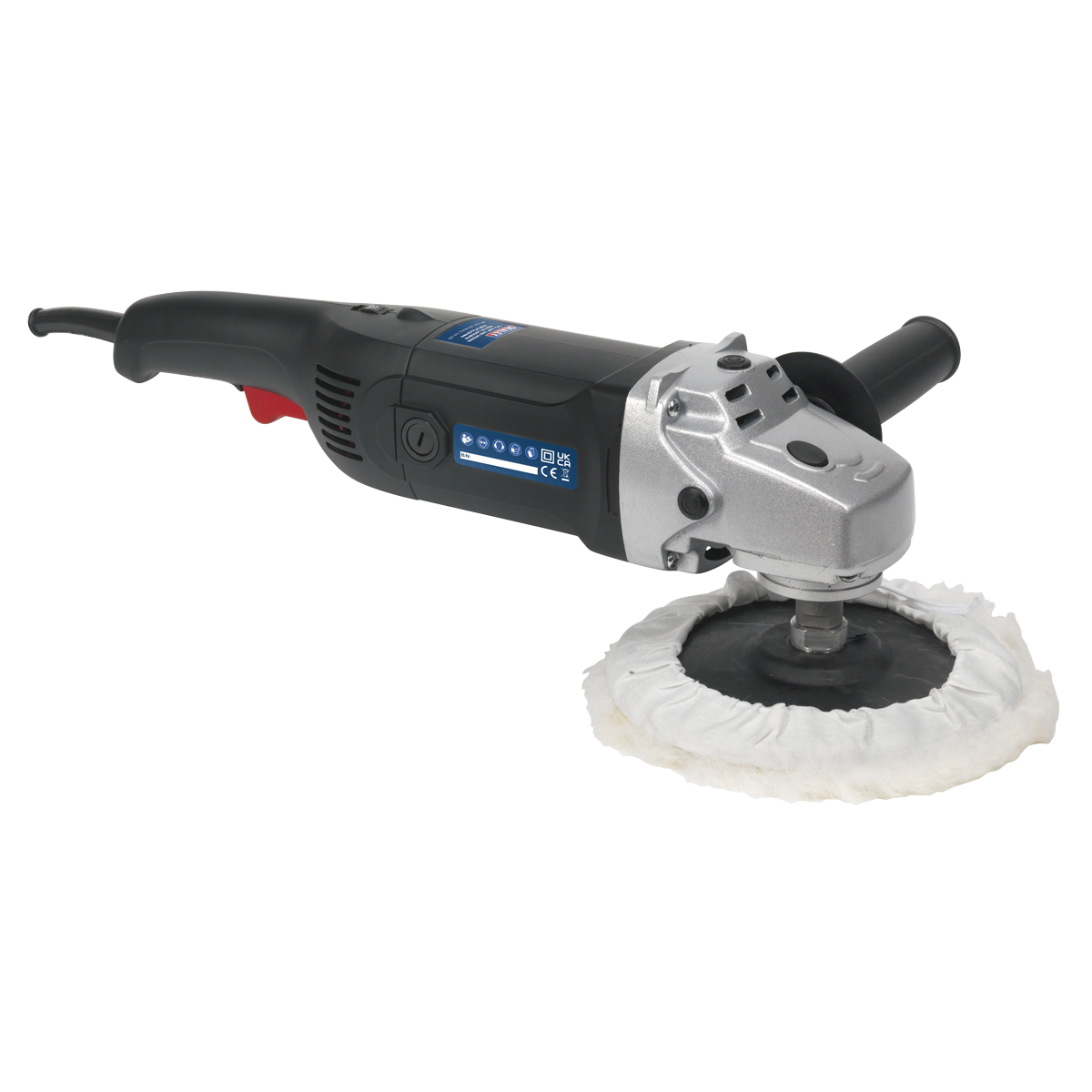 Sealey MS900PS 170mm Rotary Variable Speed Sander/Polisher 1300W/230V