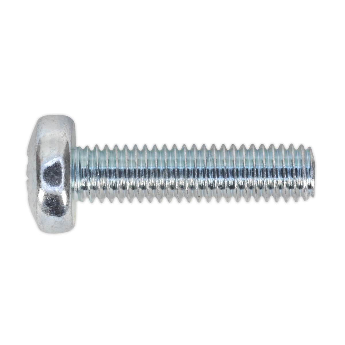 Sealey MSP520 Zinc Plated Pan Head Pozi Machine Screw M5 x 20mm, DIN 7985Z - Pack of 100