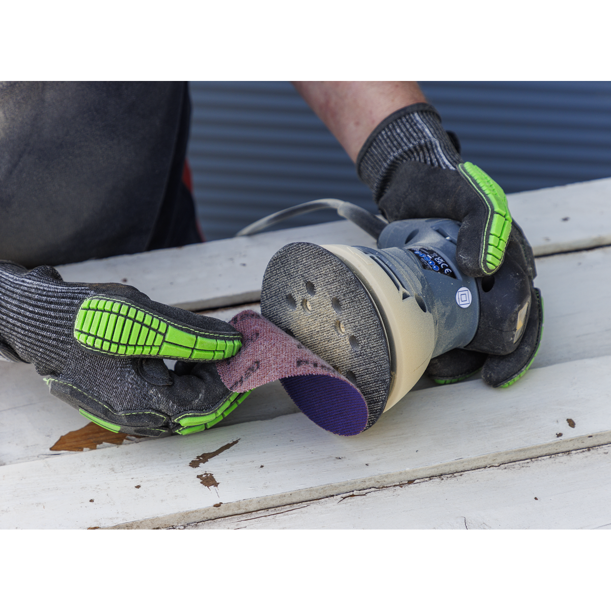 Sealey MSS125240 Ceramic Mesh Sanding Disc 125mm 240Grit - Pack of 10