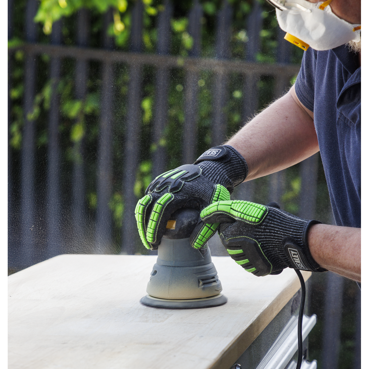 Sealey MSS12560 Ceramic Mesh Sanding Disc 125mm 60Grit - Pack of 10