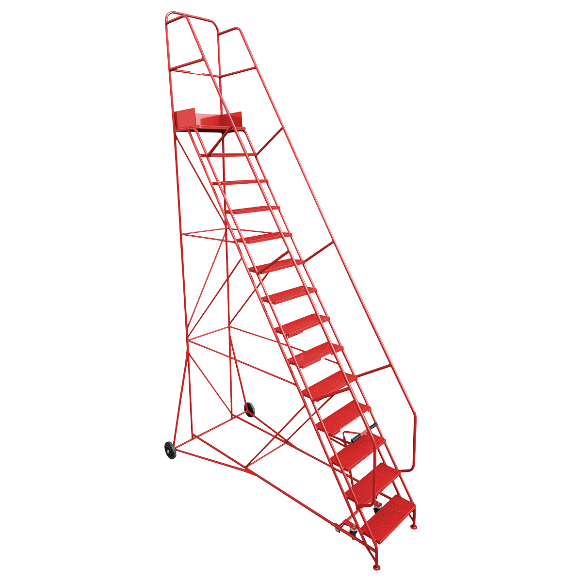 Sealey MSS14 Mobile Safety Steps 14-Tread