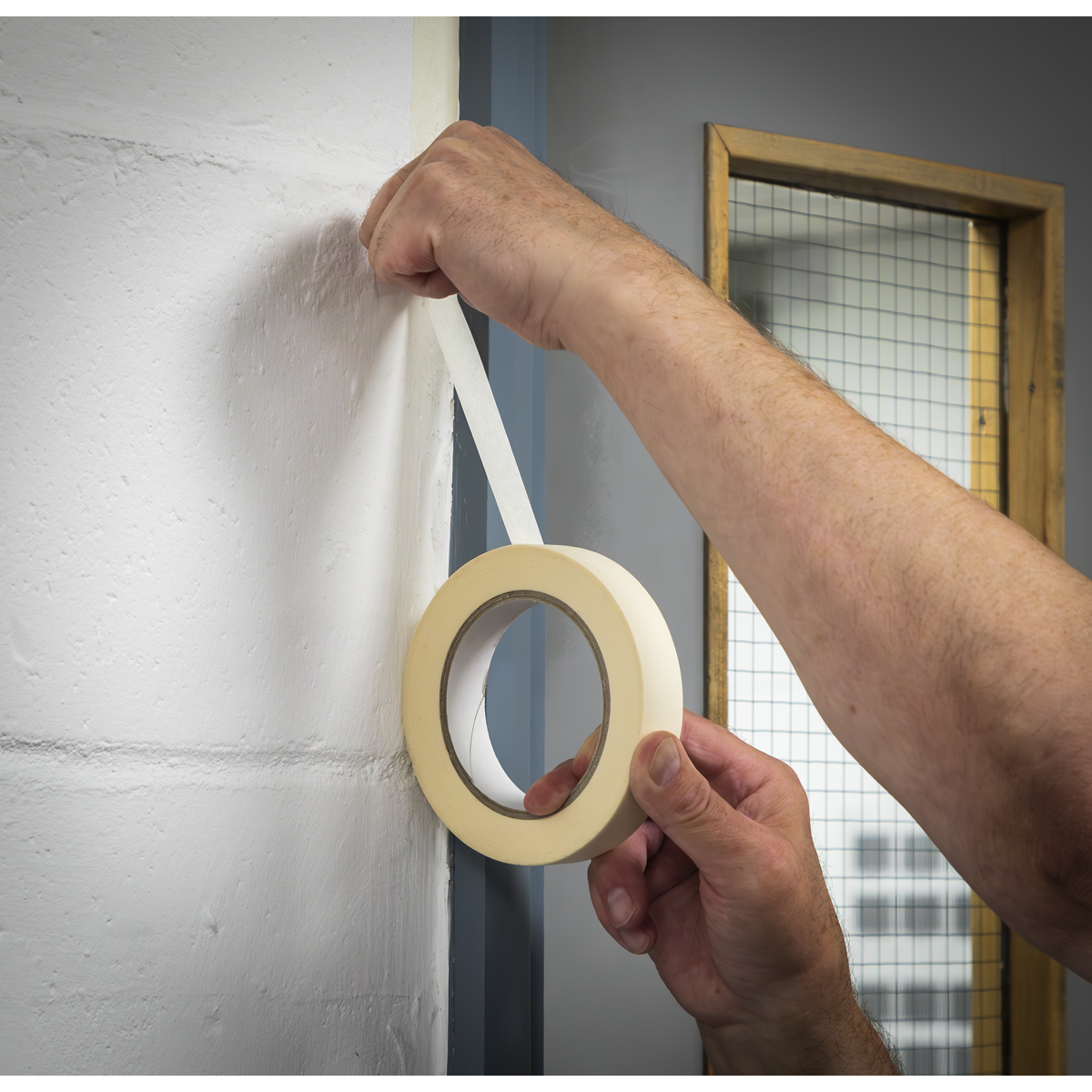 Sealey MTLB24 Premium Quality Masking Tape 24mm x 50m Pack of 36