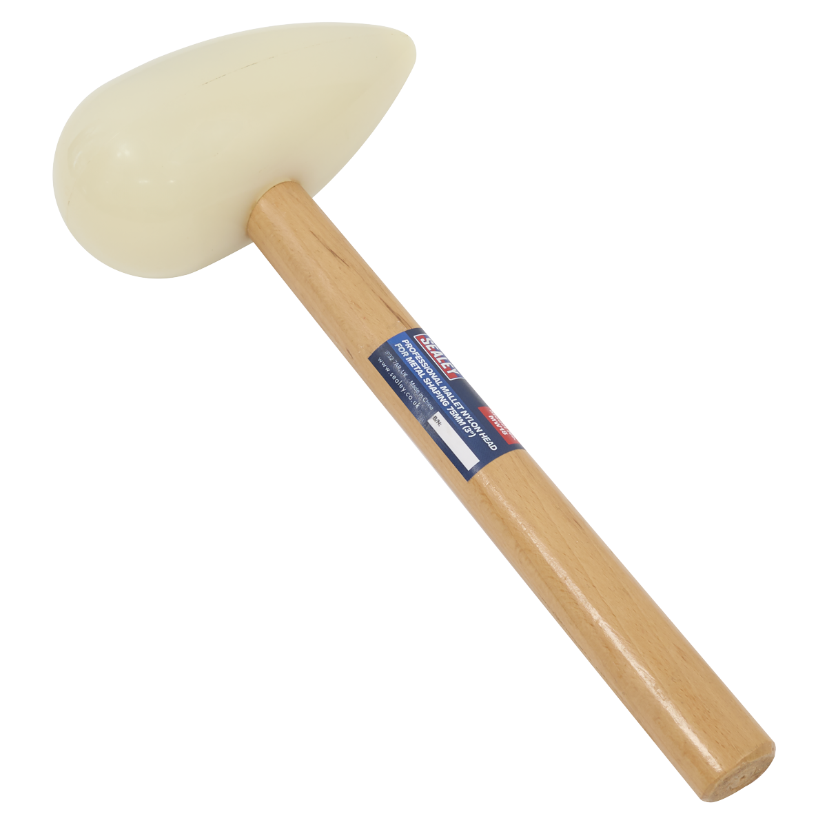 Sealey MW18 Professional Mallet Nylon Head for Metal Shaping 75mm (3")