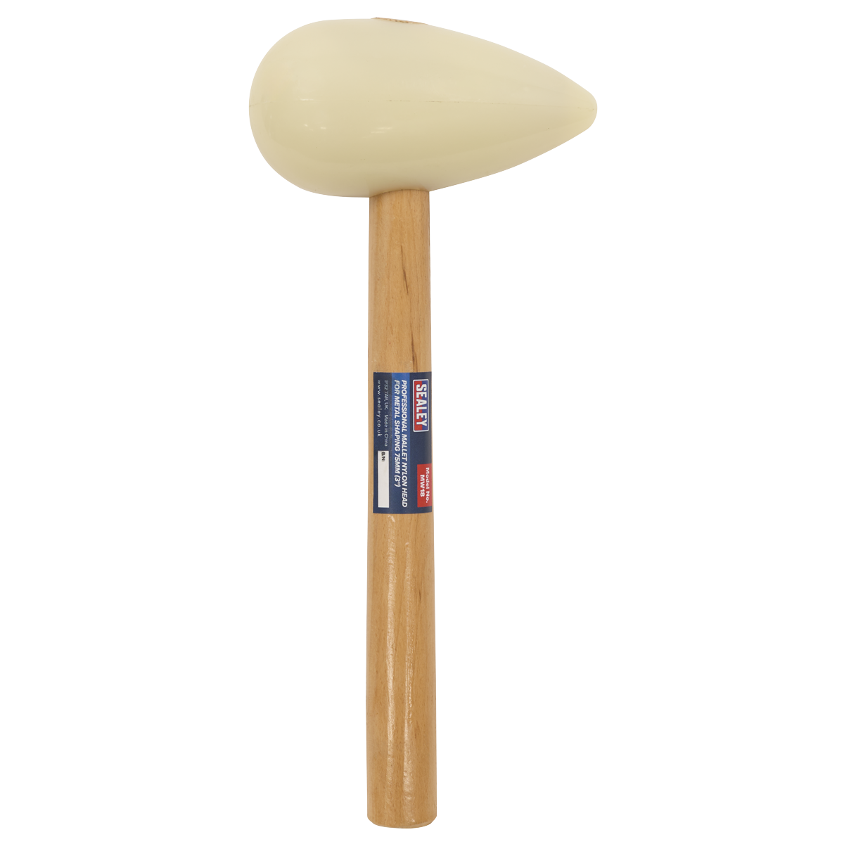Sealey MW18 Professional Mallet Nylon Head for Metal Shaping 75mm (3")
