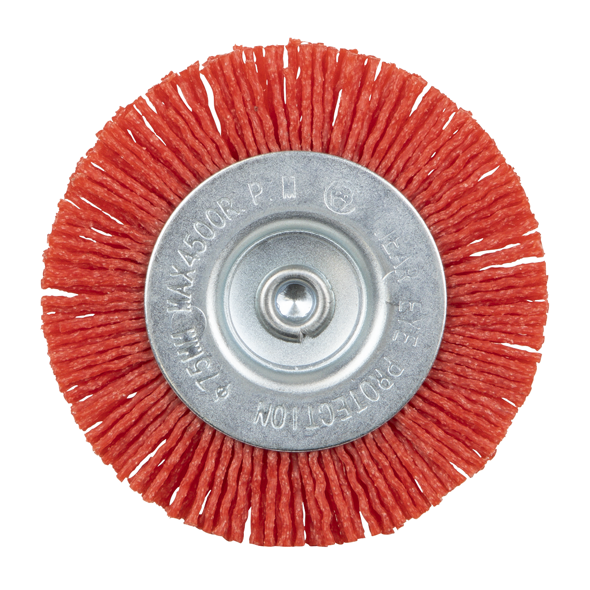 Sealey NFBC75 75mm Nylon Filament Circular Brush with 6mm Shaft