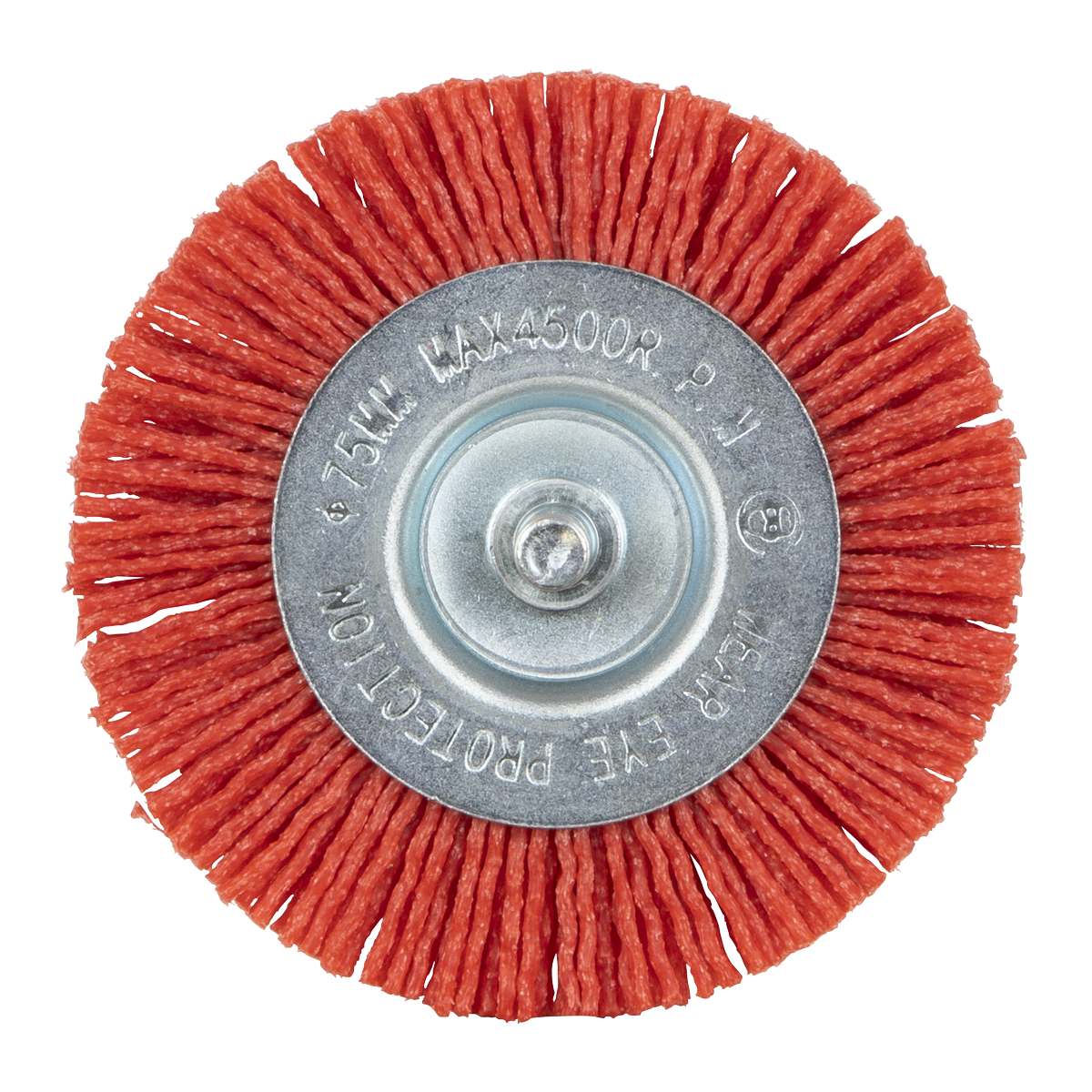 Sealey NFBC75 75mm Nylon Filament Circular Brush with 6mm Shaft