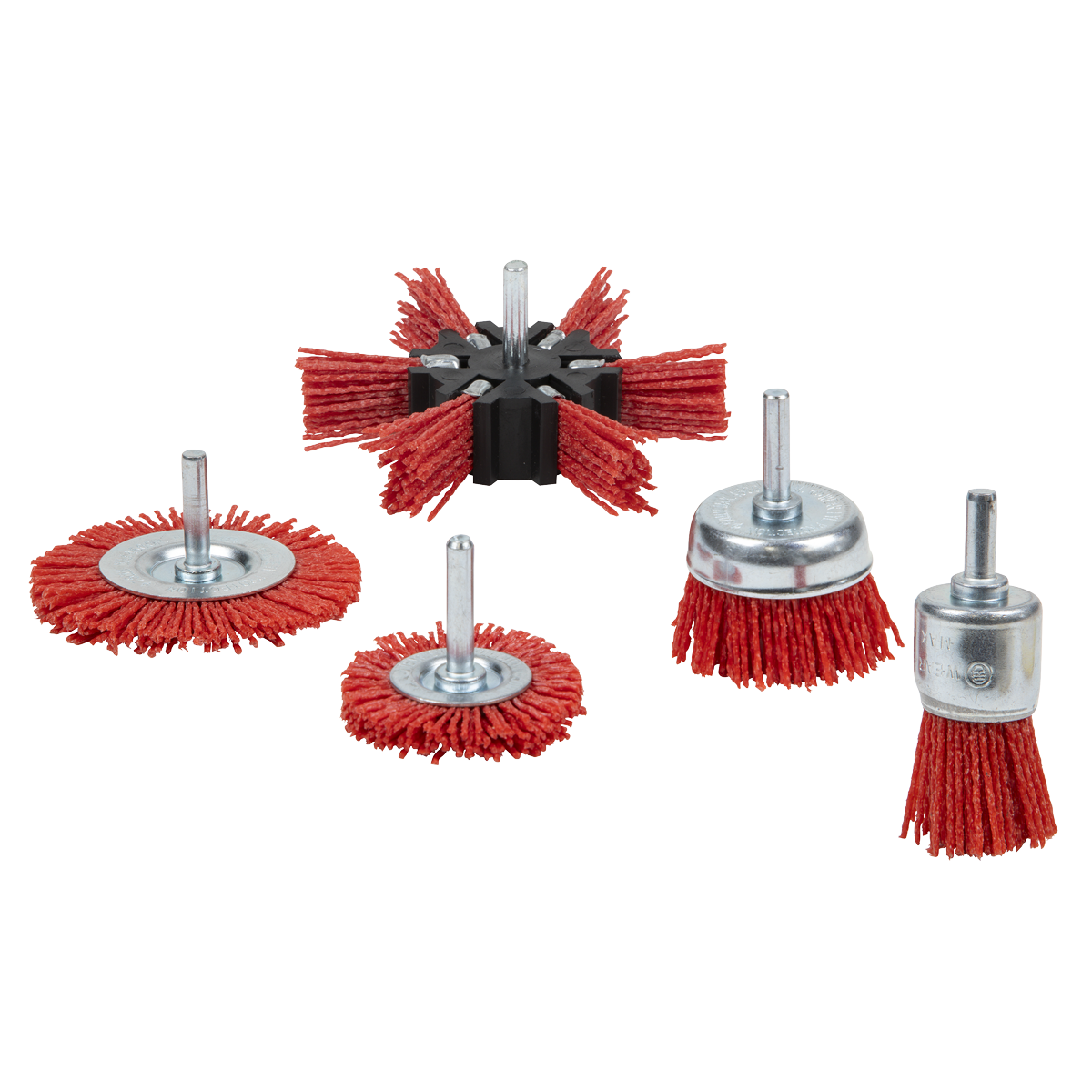 Sealey NFBS05 Nylon Filament 5pc Brush Set