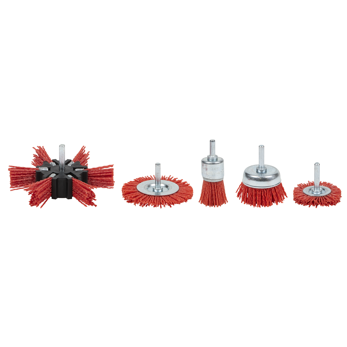 Sealey NFBS05 Nylon Filament 5pc Brush Set