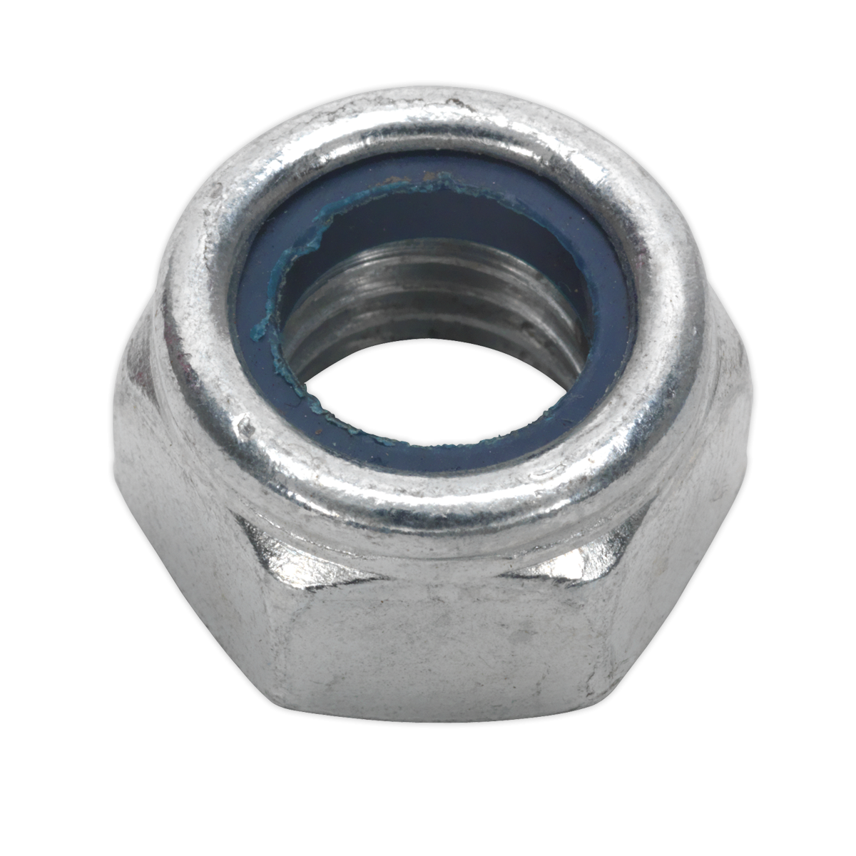 Sealey NLN14 Zinc Plated Nylon Locknut M14, DIN 982 - Pack of 25