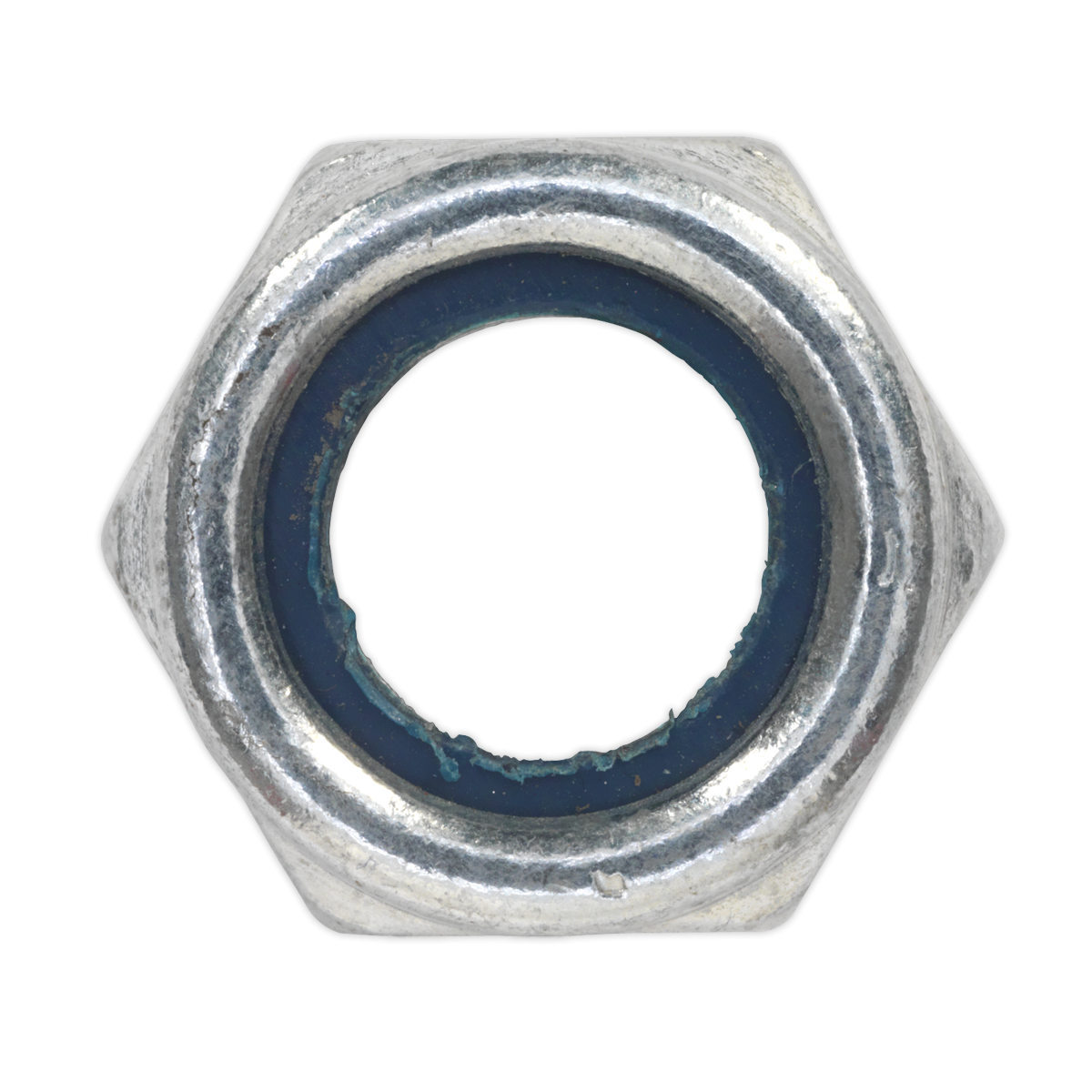 Sealey NLN14 Zinc Plated Nylon Locknut M14, DIN 982 - Pack of 25