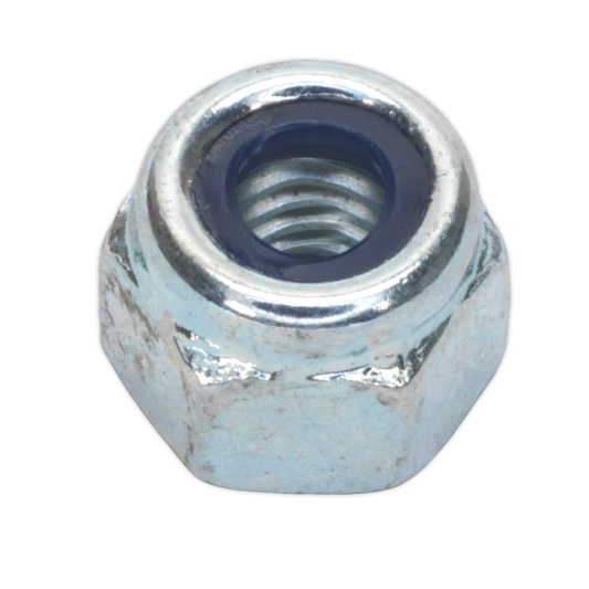 Sealey NLN5 Zinc Plated Nylon Locknut M5, DIN 982 - Pack of 100