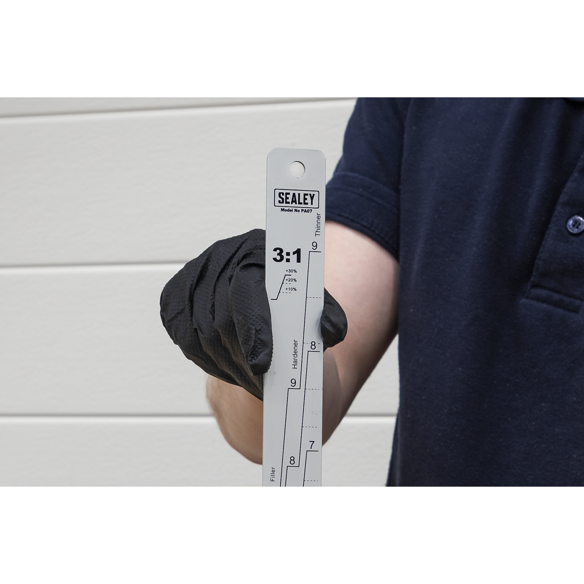 Sealey PA07 Aluminium Paint Measuring Stick 1:1/3:1