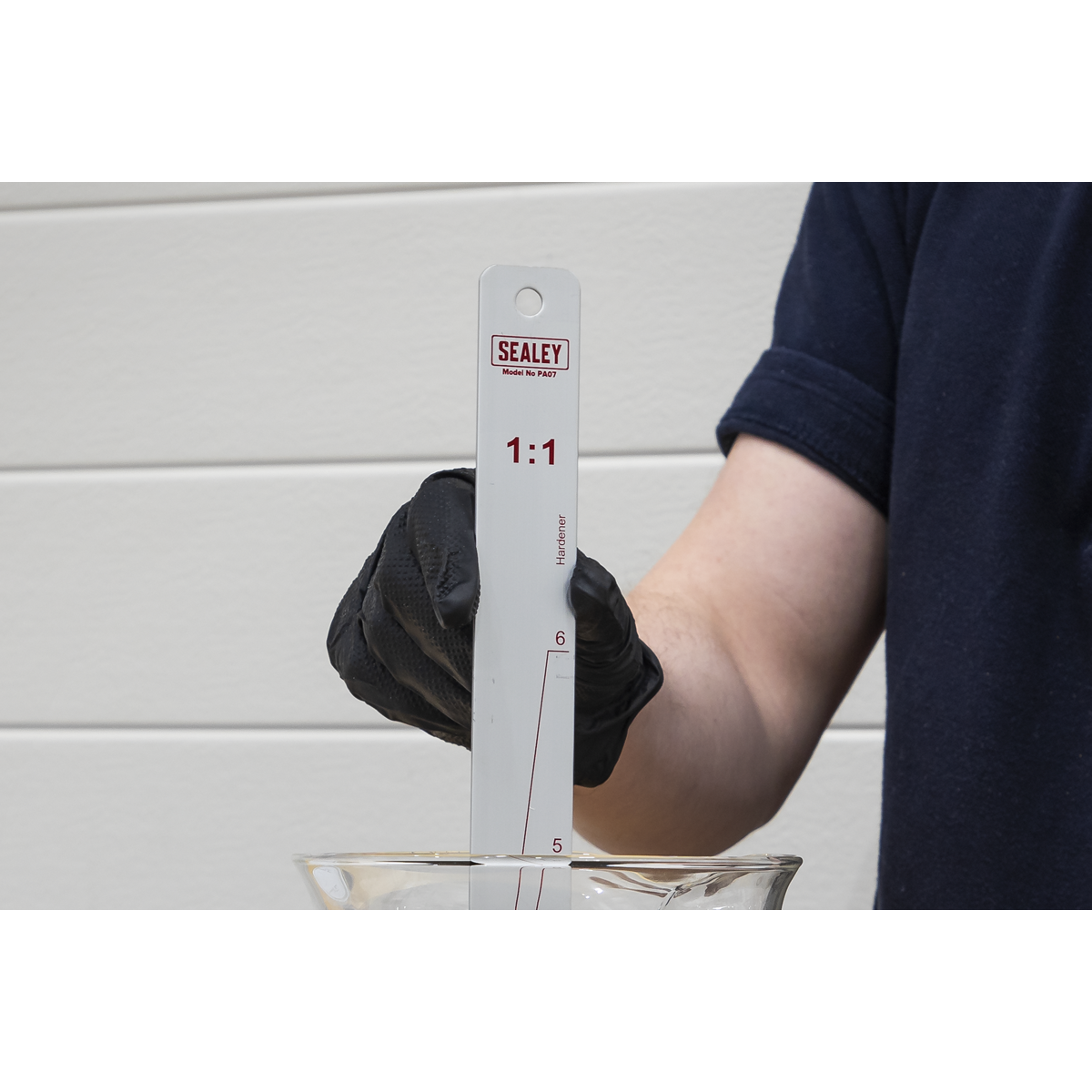 Sealey PA07 Aluminium Paint Measuring Stick 1:1/3:1