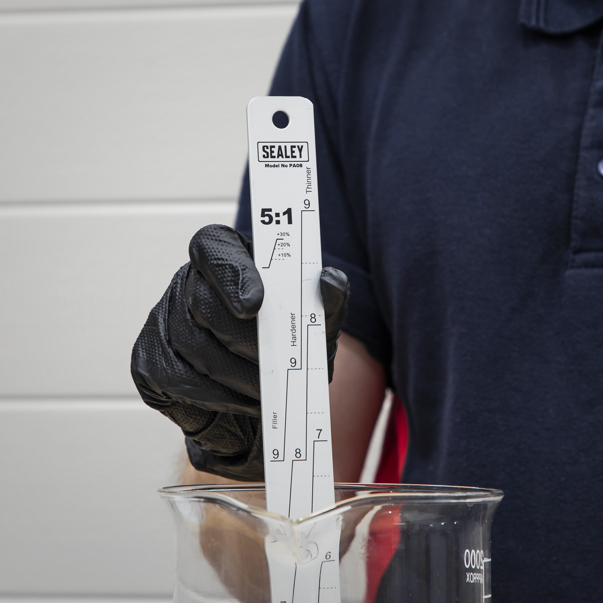 Sealey PA08 Aluminium Paint Measuring Stick 5:1/5:3