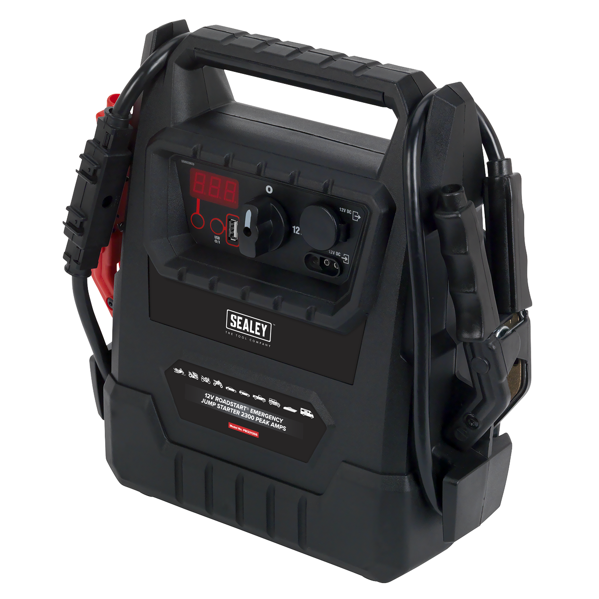 Sealey PBI2212GS 12V RoadStart® Emergency Jump Starter 2300 Peak Amps
