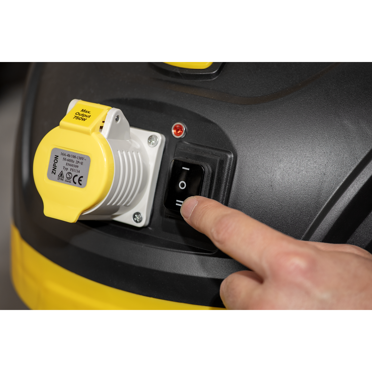 Sealey PC150BV110V BuilderVac® Wet & Dry Vacuum Cleaner 15L Stainless Steel Drum M Class Filtration 110V