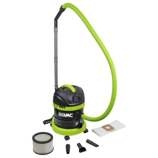 Sealey PC150BV BuilderVac® 15L M Class Vacuum Cleaner Wet & Dry with Stainless Steel Drum 1400W/230V