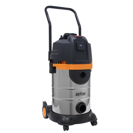 Sealey PC300BL 30L Industrial Cyclone Vacuum Cleaner Wet & Dry 1200W/230V