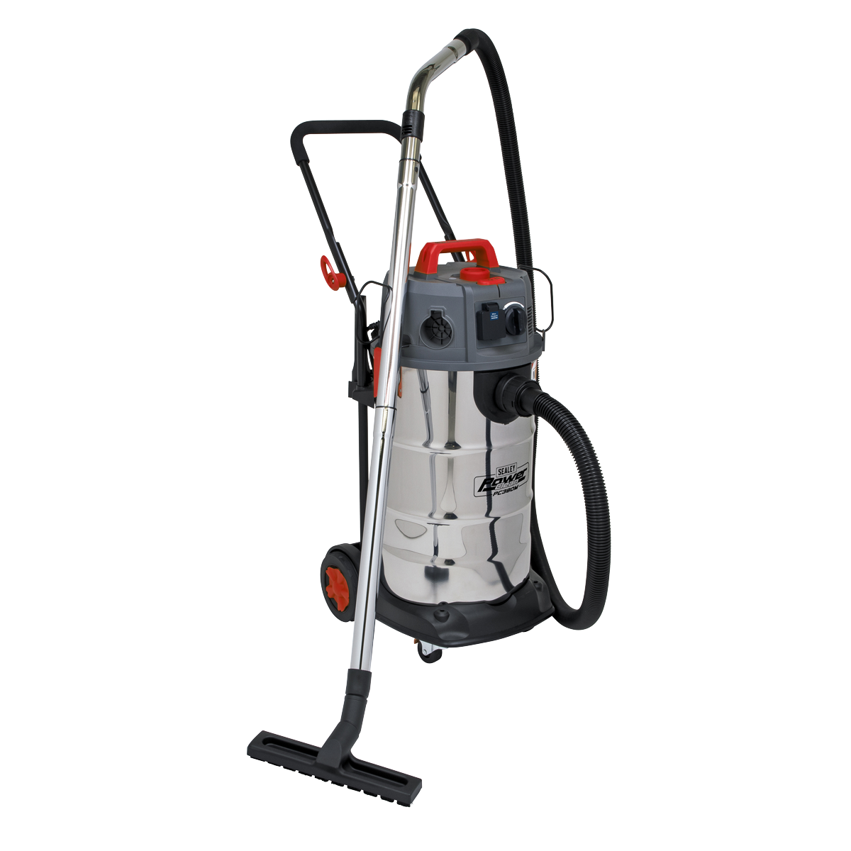 Sealey PC380M M Class Dust-Free Vacuum Cleaner Wet & Dry Stainless Steel Drum 38L 1500W/230V
