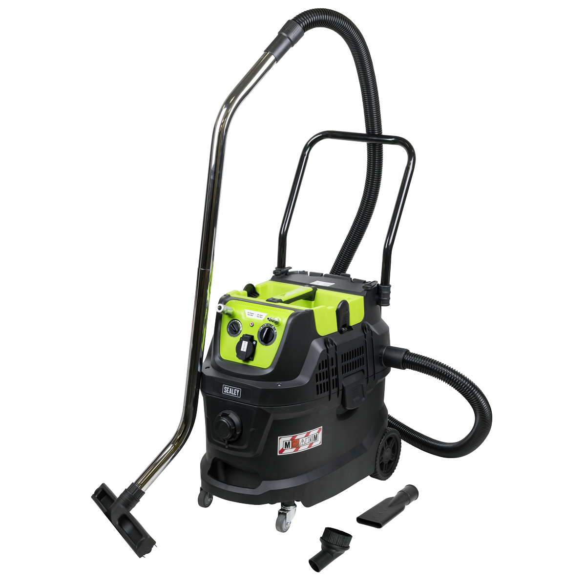 Sealey PC400MA M Class Dust-Free Industrial Wet & Dry Vacuum Cleaner 40L with Autostart for Air/Electric Power Tools 1600W/230V