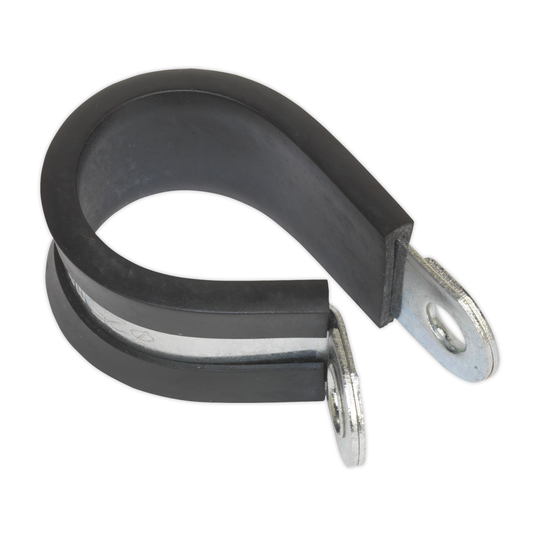 Sealey PCJ25 Rubber Lined P-Clip 25mm - Pack of 25
