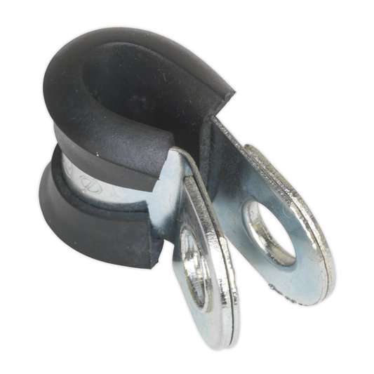 Sealey PCJ6 Rubber Lined P-Clip 6mm - Pack of 25