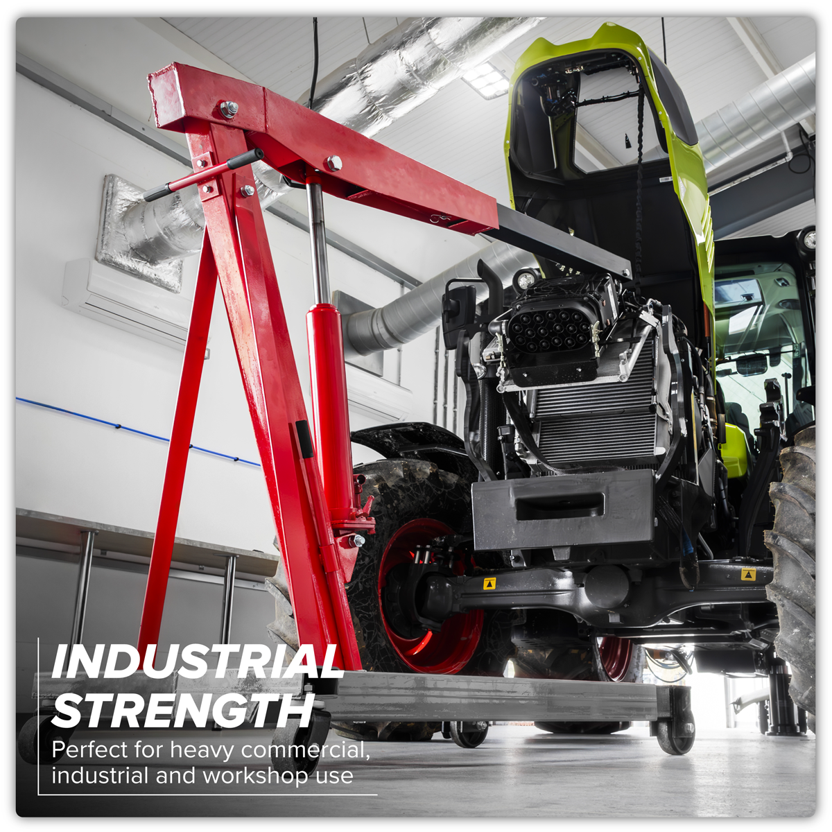 Sealey PH30 Fixed Frame Engine Crane with Extendable Legs 3 Tonne