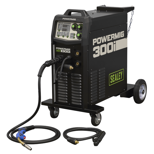 Sealey POWERMIG300i 300A Professional Gas/Gasless MIG/TIG/MMA Inverter Welder 400V 3ph