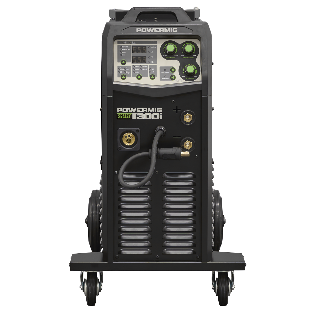 Sealey POWERMIG300i 300A Professional Gas/Gasless MIG/TIG/MMA Inverter Welder 400V 3ph