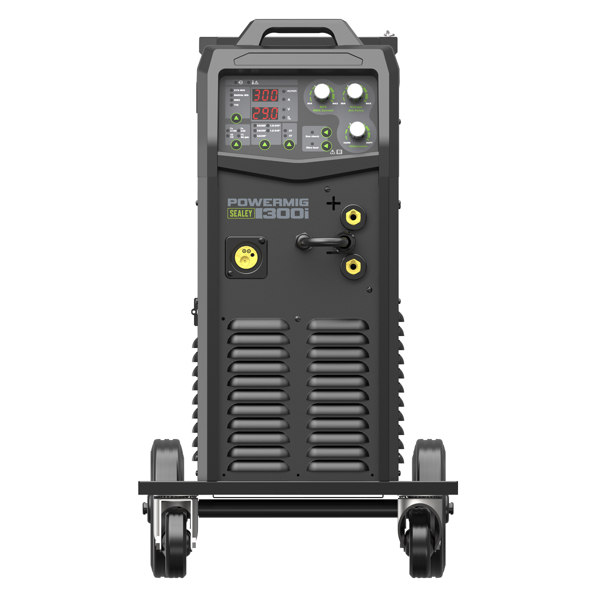 Sealey POWERMIG300i 300A Professional Gas/Gasless MIG/TIG/MMA Inverter Welder 400V 3ph