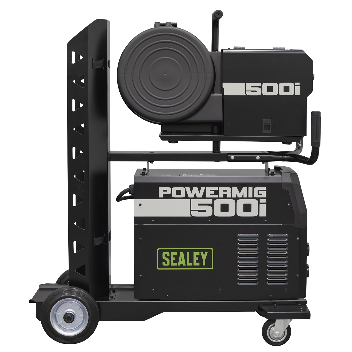Sealey POWERMIG500i 500A Professional Gas/Gasless MIG/TIG/MMA Inverter Welder With Portable Wire Feeder 400V 3ph