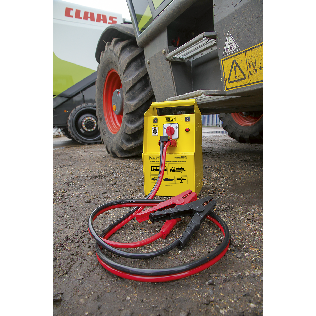 Sealey POWERSTART500 12/24V Emergency Jump Starter 500hp Start